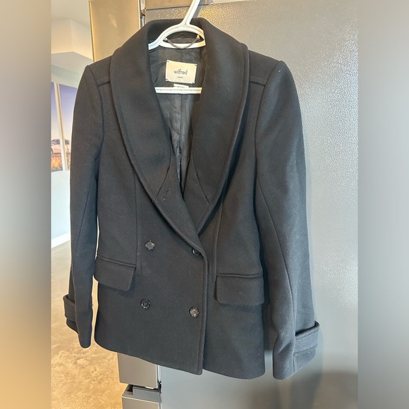 Wilfred Aritzia Wool/Cashmere/Silk Coat - Picture 2 of 8